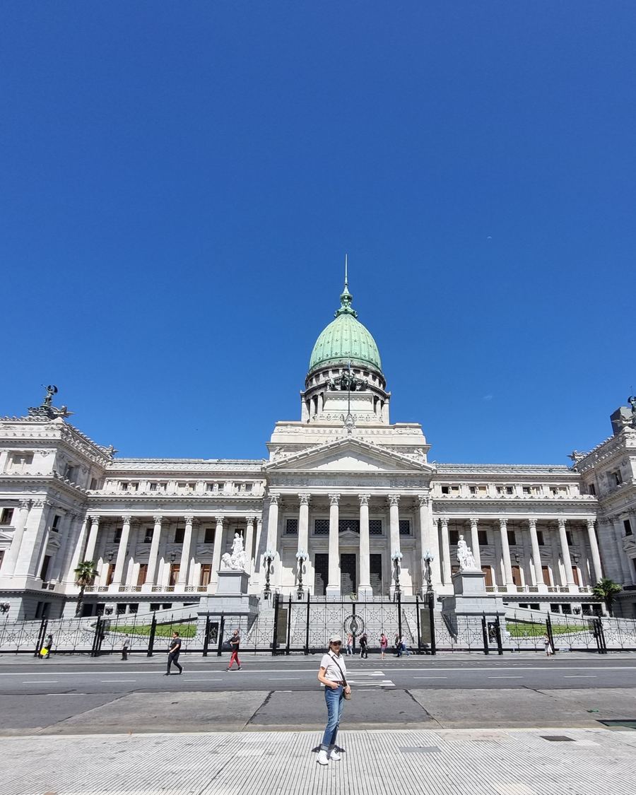 National Congress with its green dome, Buenos Aires